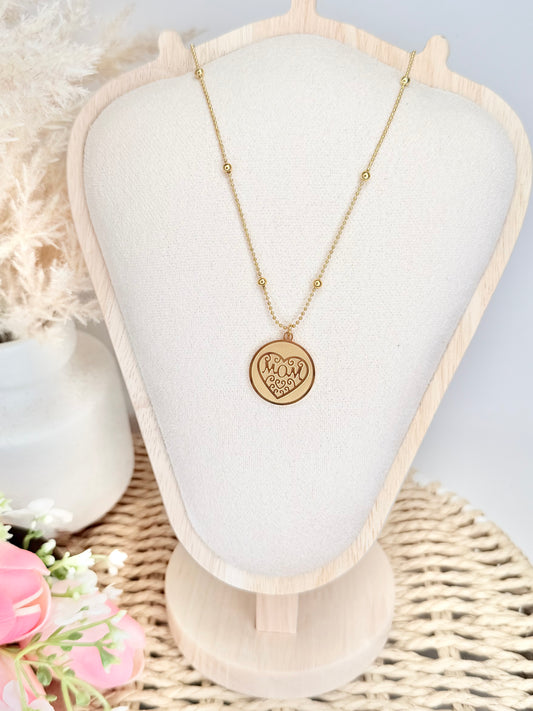 Heart Mom Necklace