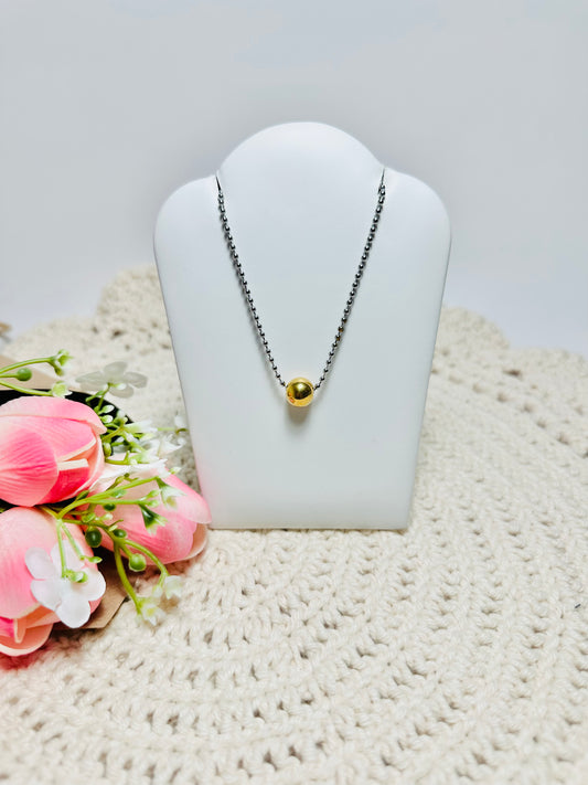 Two Tone Dot Necklace