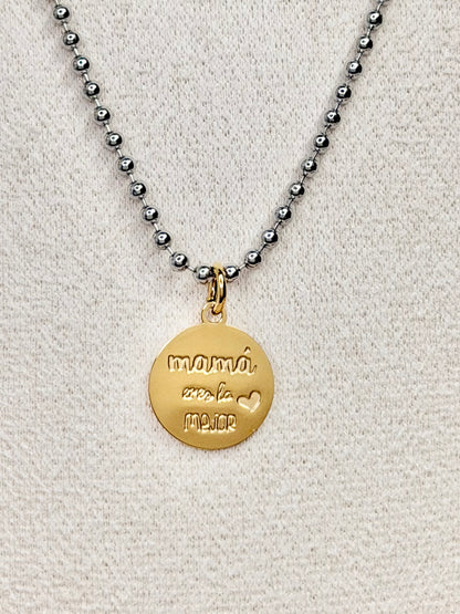 Mamá Eres La Mejor Necklace